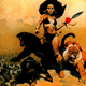 Illustration for article titled Frazetta Art!!